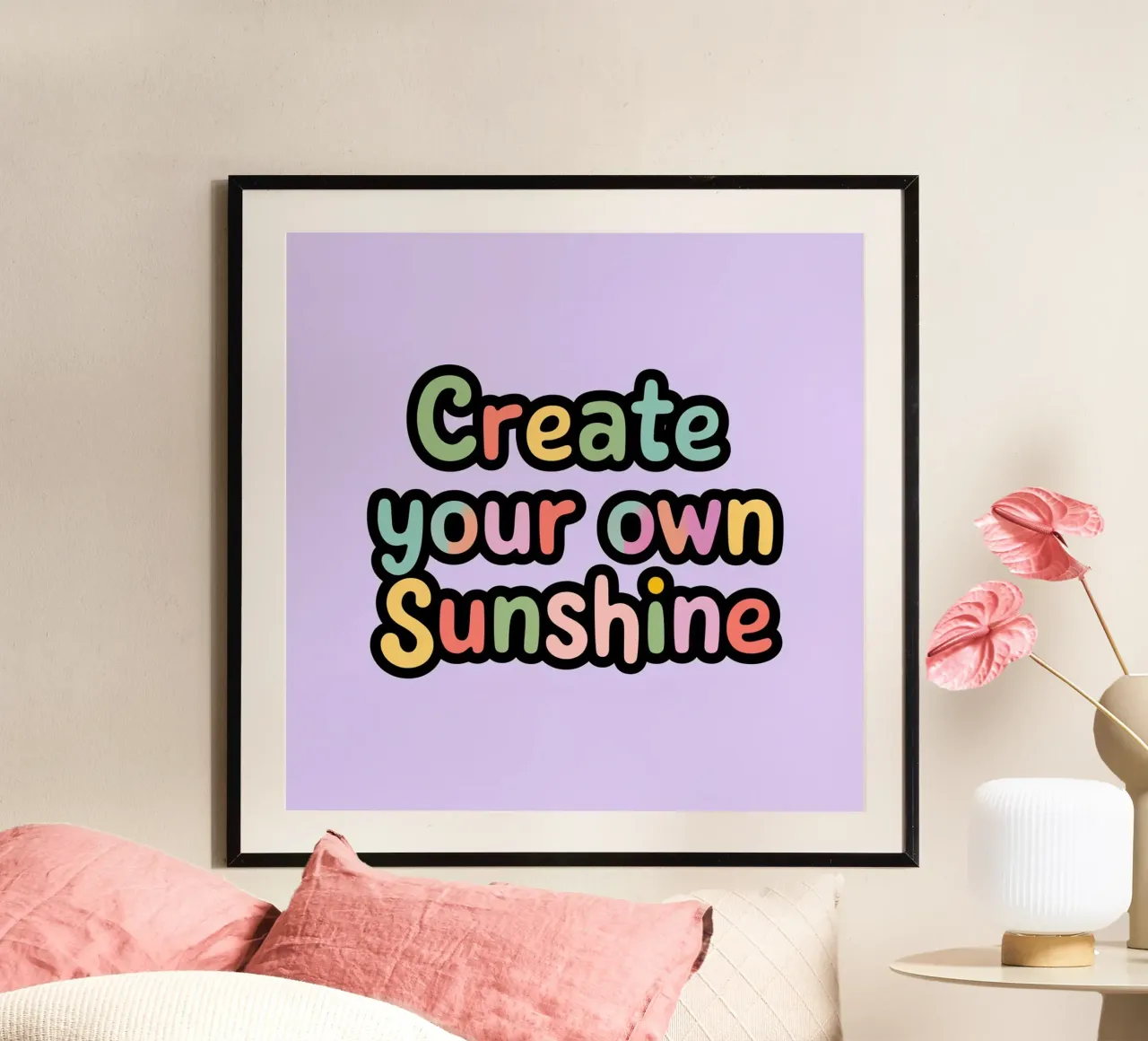 Creëer je eigen zonneschijn hahnemühle van logic