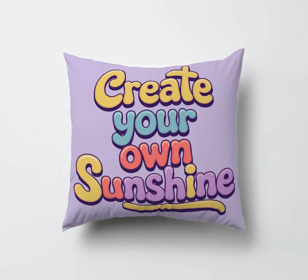 Create Your Own Sunshine decorative cushion by logic