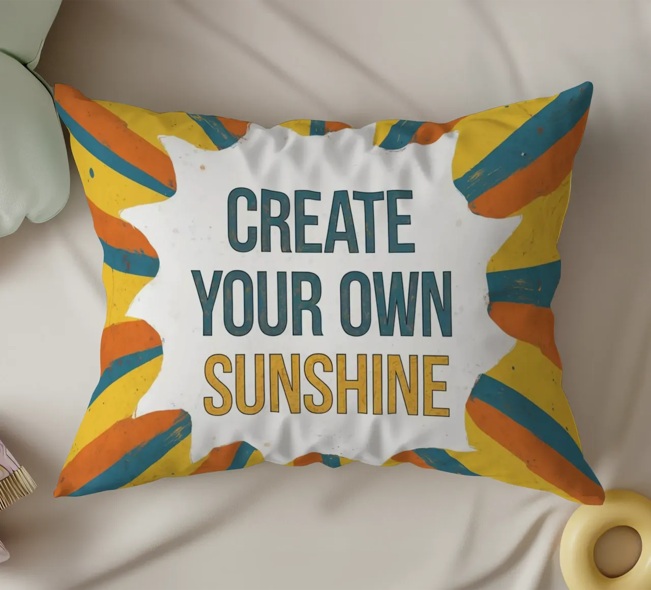 Create Your Own Sunshine decorative cushion by logic