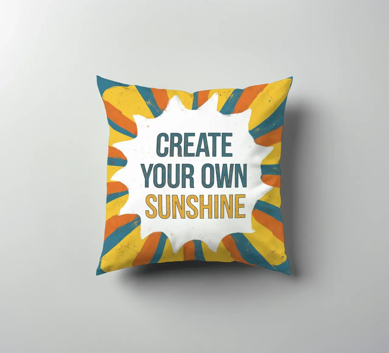 Create Your Own Sunshine decorative cushion by logic