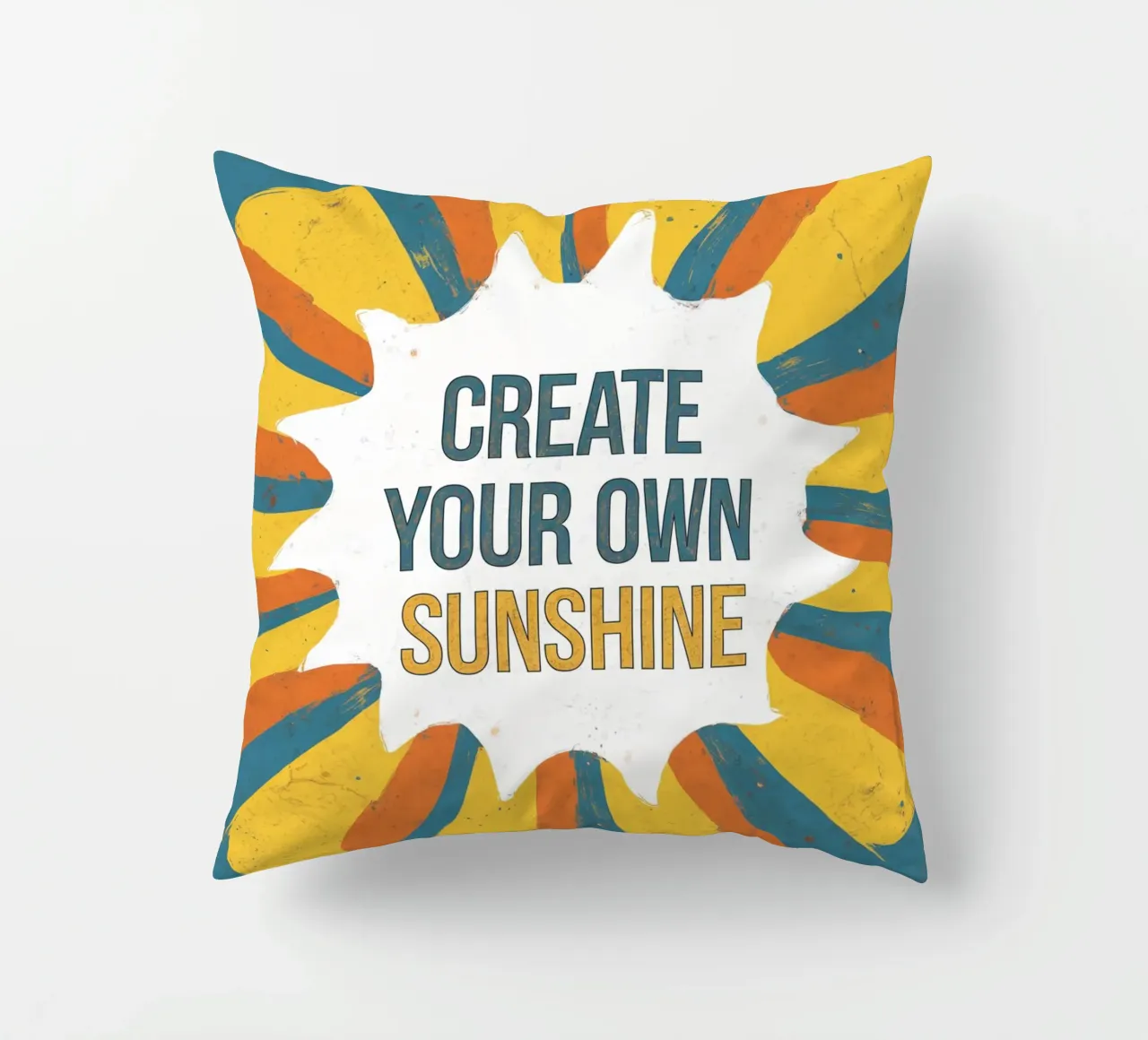 Create Your Own Sunshine decorative cushion by logic