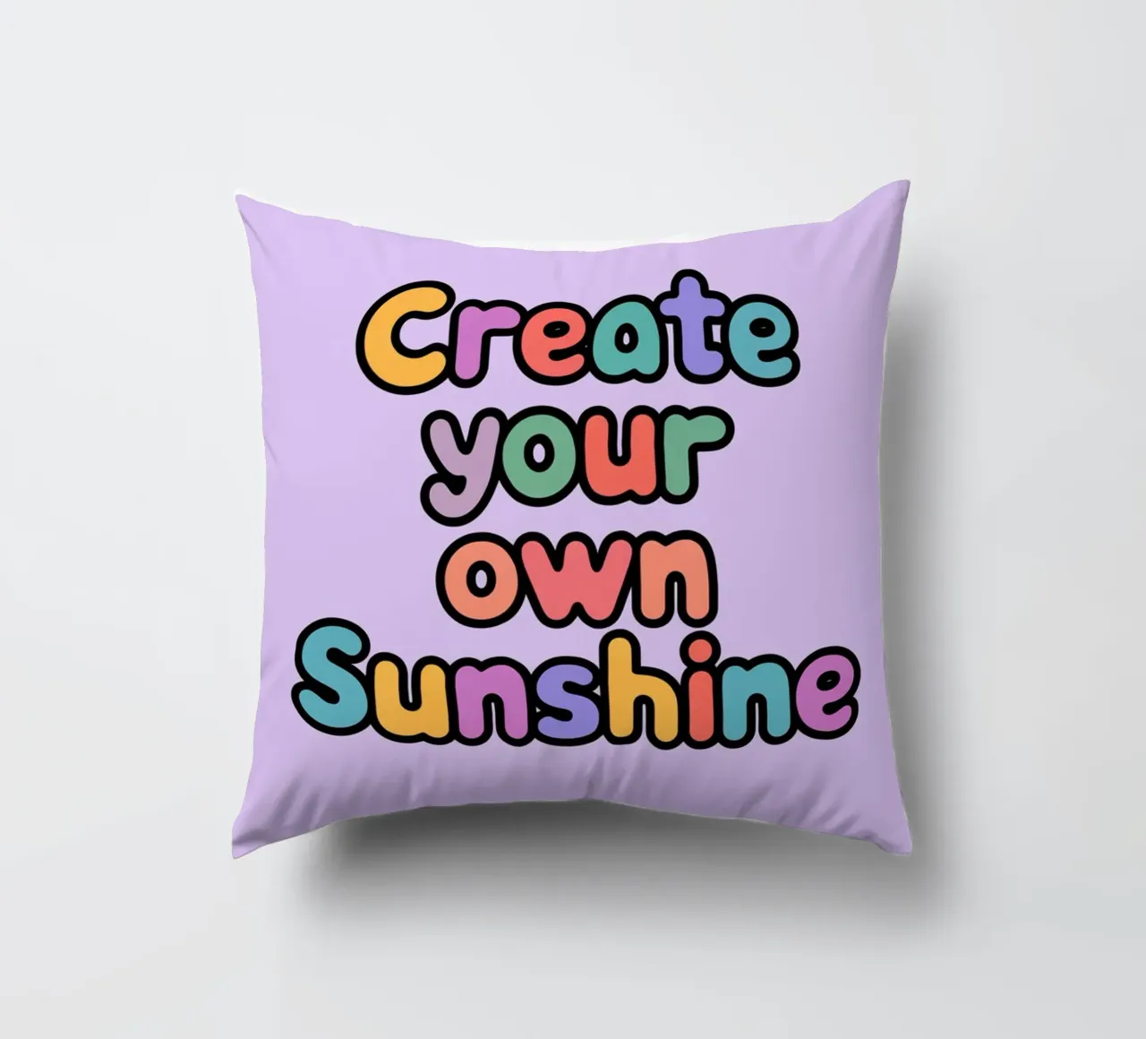 Create Your Own Sunshine decorative cushion by logic