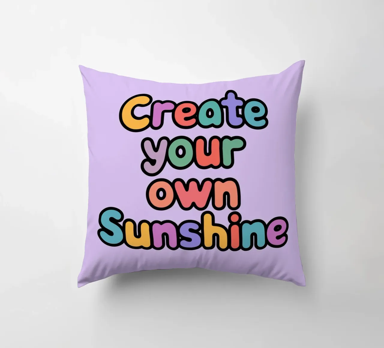 Create Your Own Sunshine decorative cushion by logic