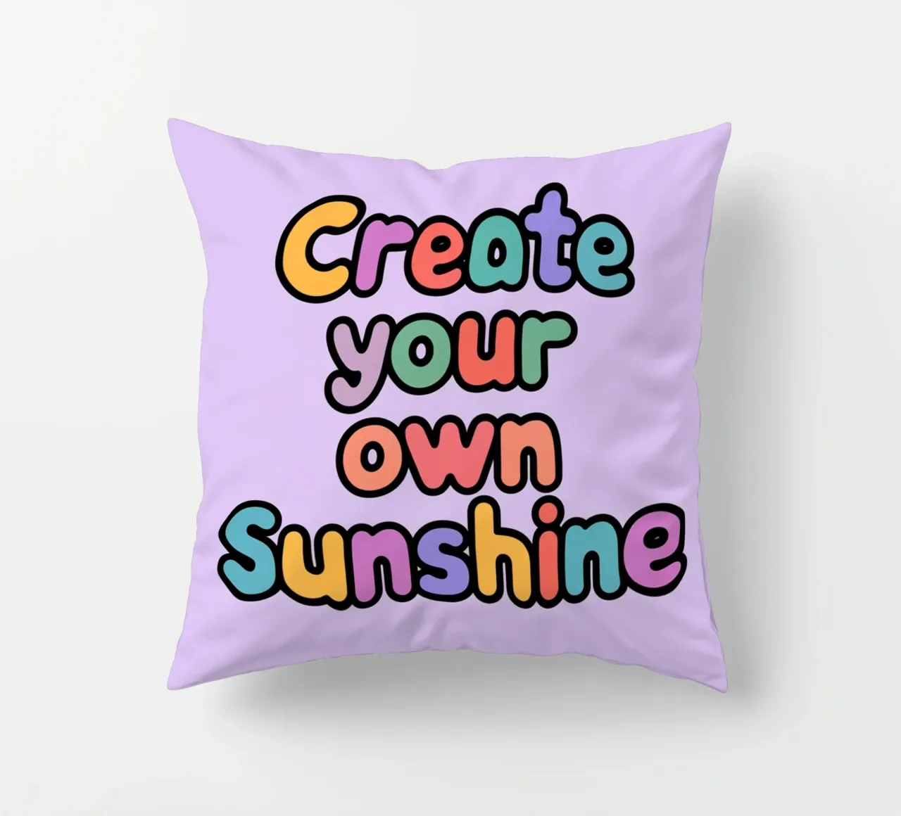 Create Your Own Sunshine decorative cushion by logic