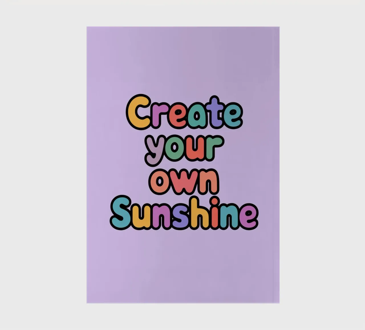Create Your Own Sunshine notebook by logic