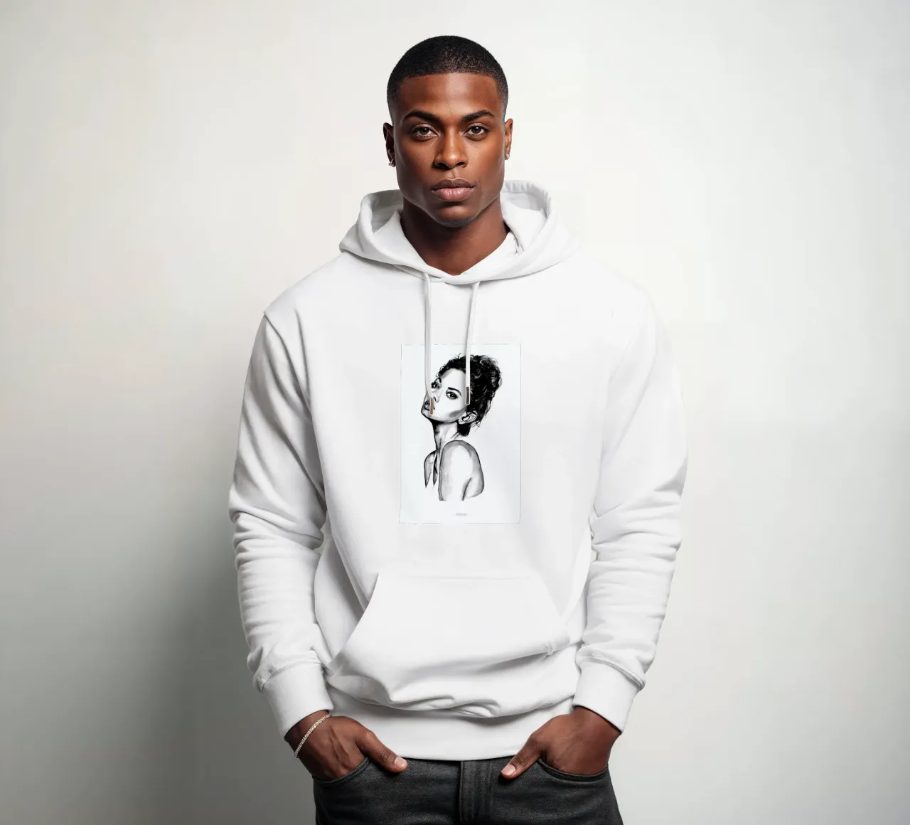 Untitled 1 felpa con cappuccio da Mathilde Olsen