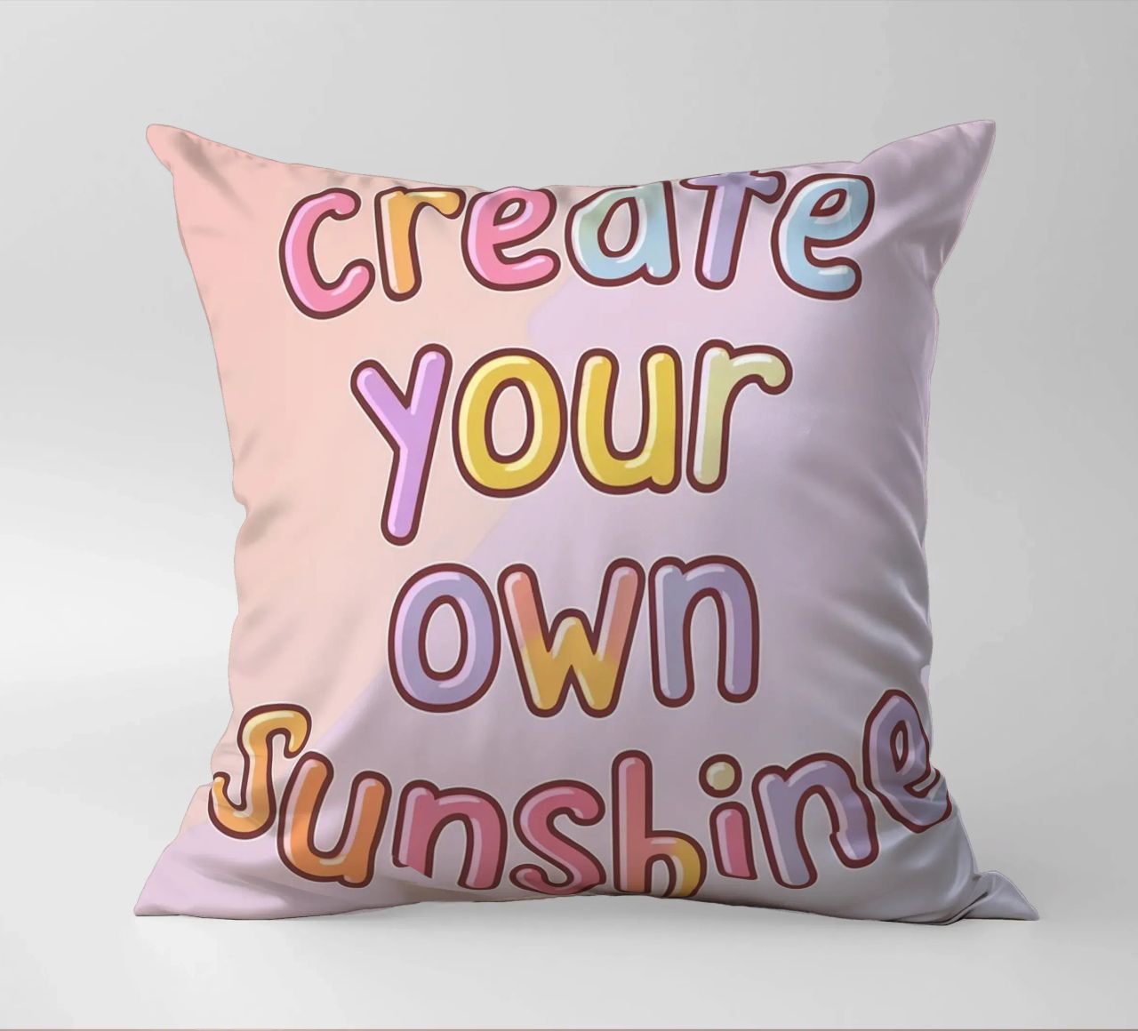 Create Your Own Sunshine decorative cushion by logic