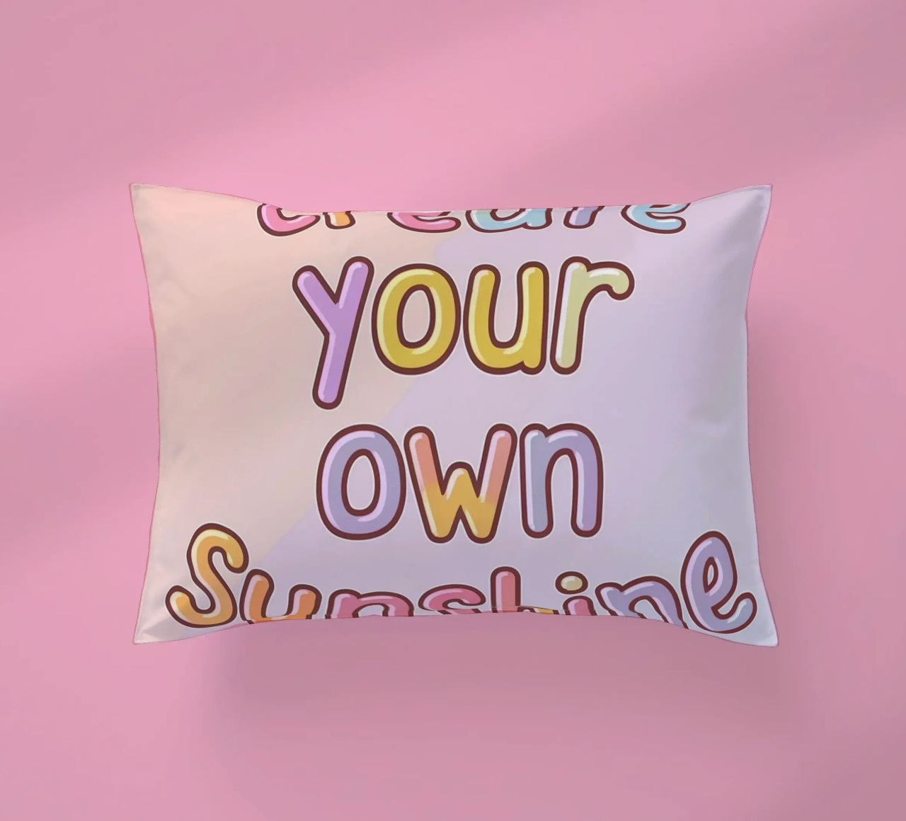 Create Your Own Sunshine decorative cushion by logic