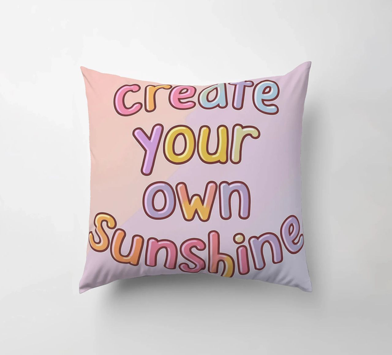 Create Your Own Sunshine decorative cushion by logic