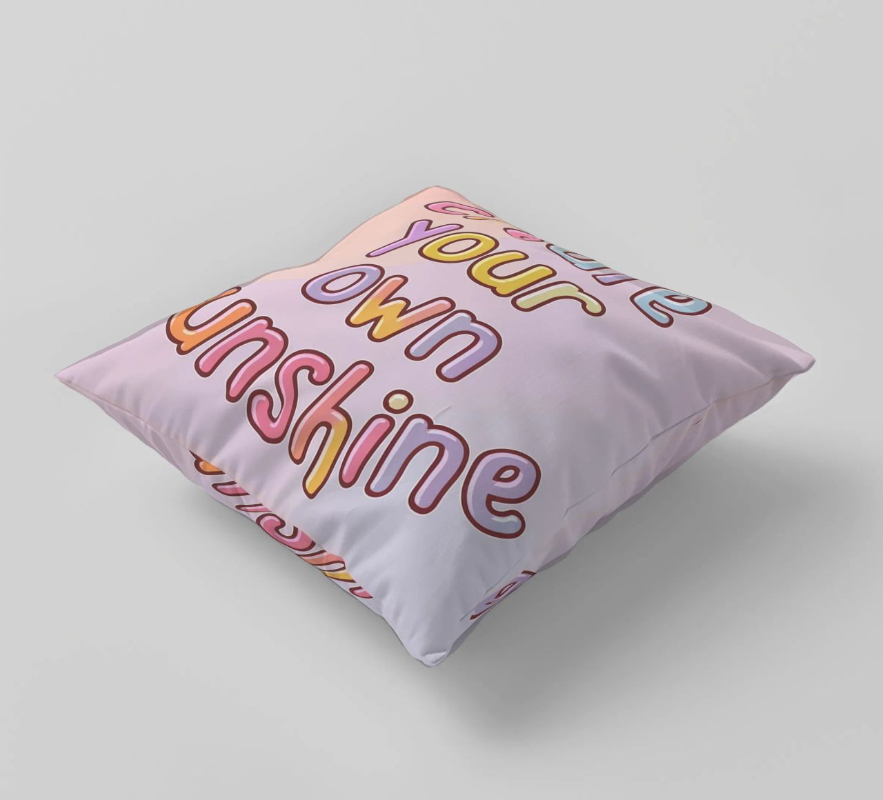 Create Your Own Sunshine decorative cushion by logic