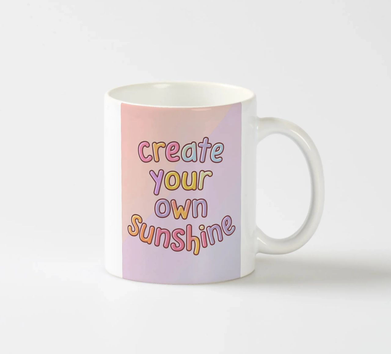 Create Your Own Sunshine ceramic mug by logic