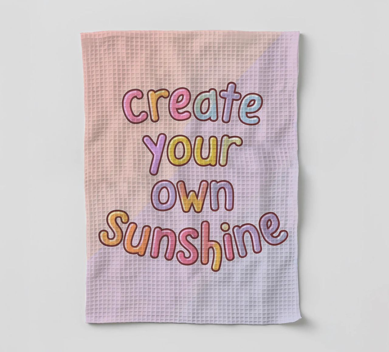 Create Your Own Sunshine tea towel by logic
