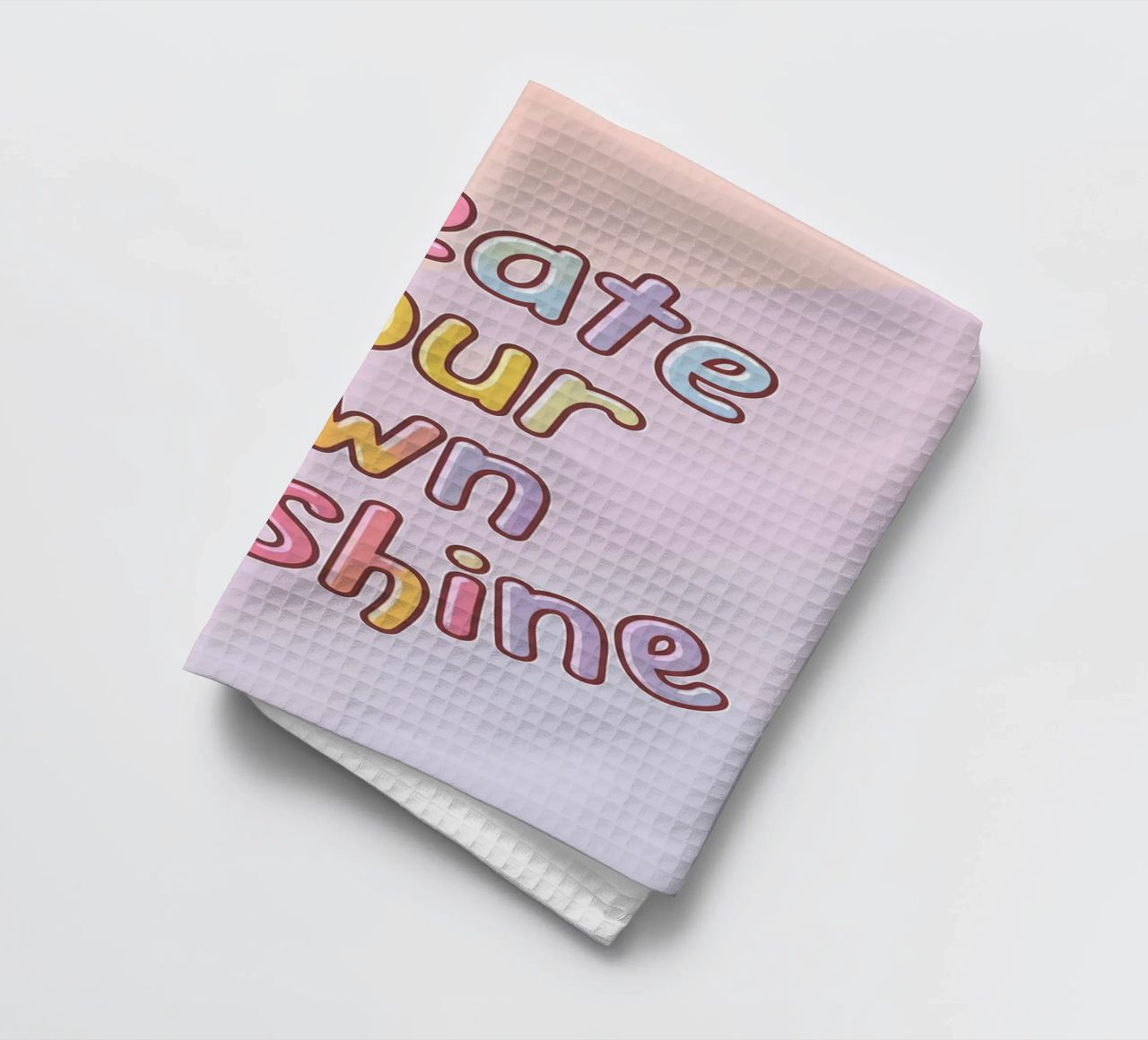 Create Your Own Sunshine tea towel by logic
