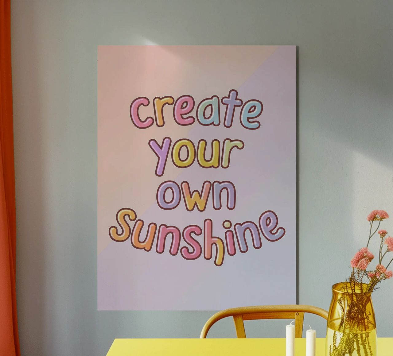 Create Your Own Sunshine alu-dibond by logic