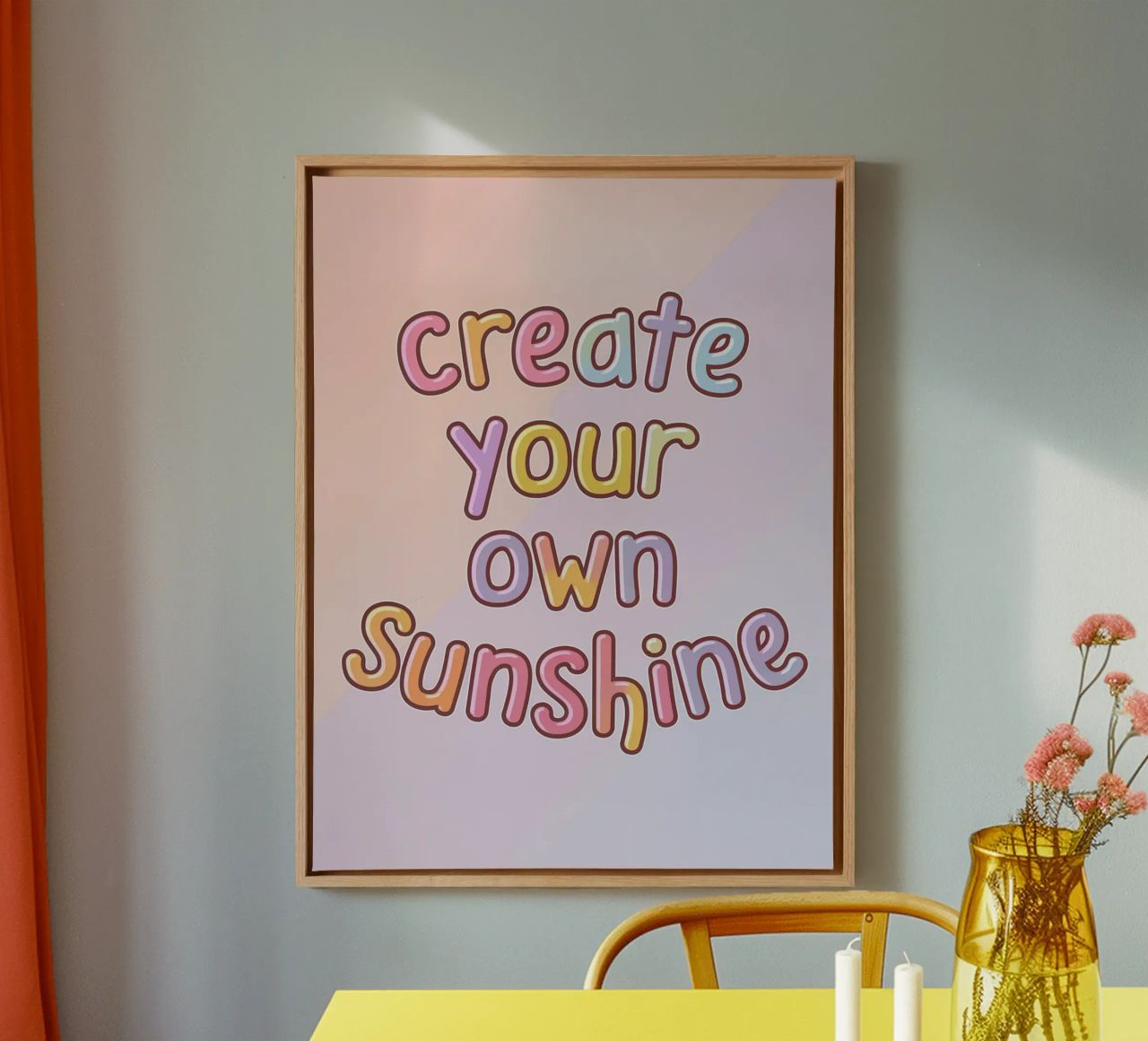 Create Your Own Sunshine canvas by logic