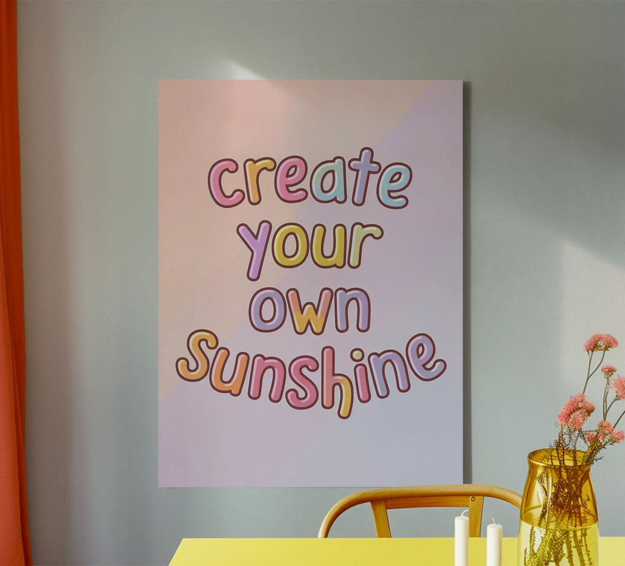 Create Your Own Sunshine canvas by logic