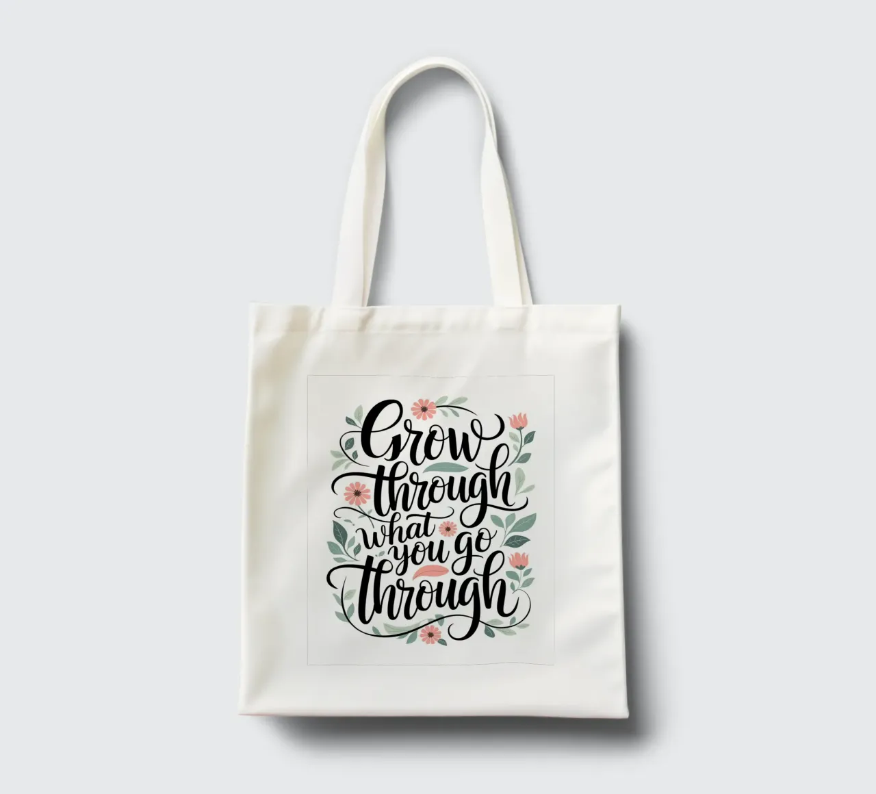 Grandir grâce à ce que l'on vit tote bag de logic