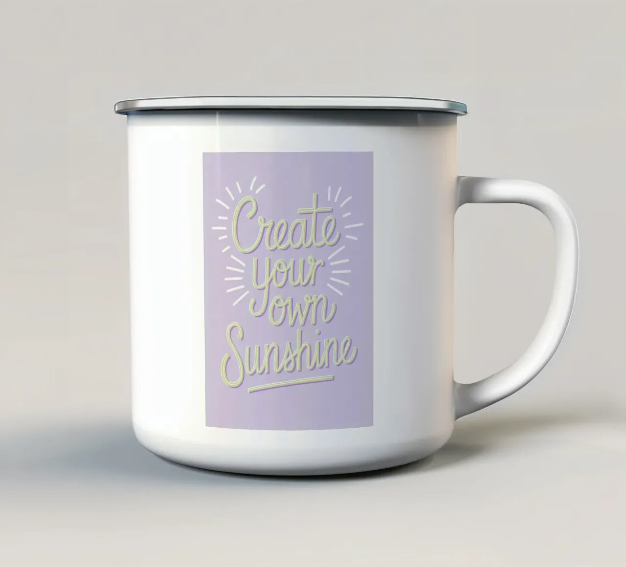 SOLE tazza in smalto da logic