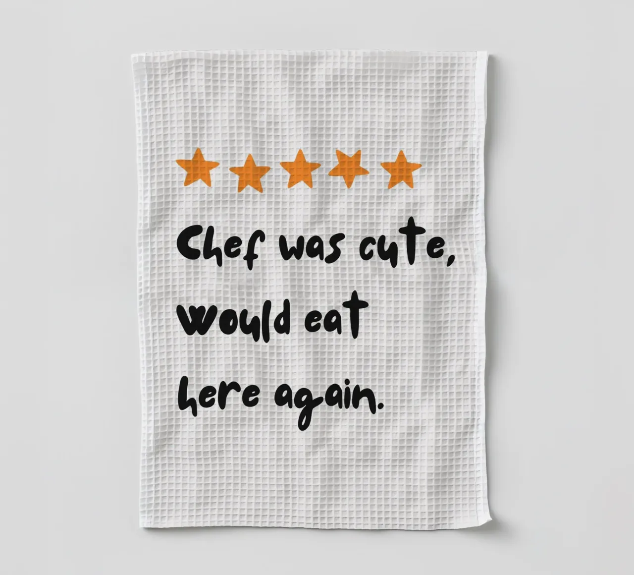 Cute Chef tea towel by thewalllab