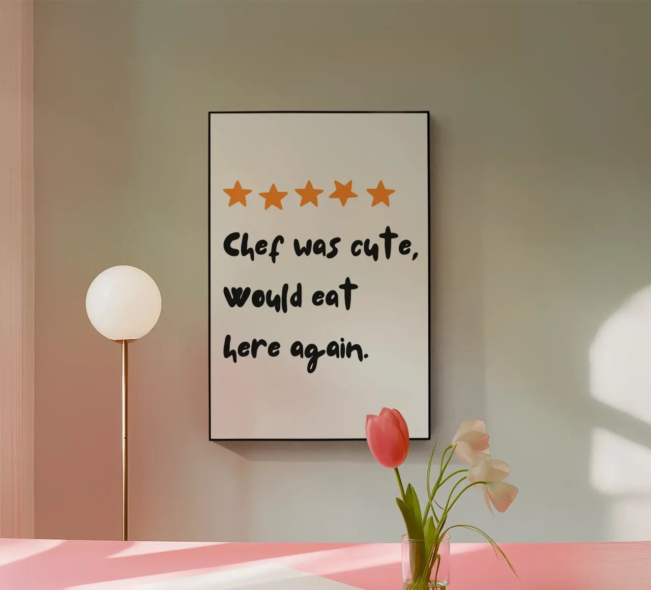 Cute Chef plexiglass da thewalllab