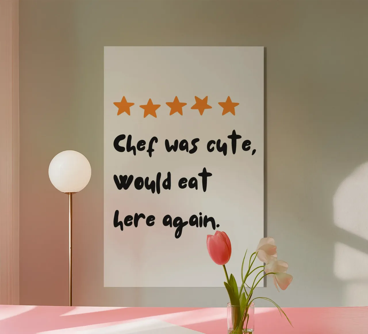 Cute Chef plexiglass da thewalllab