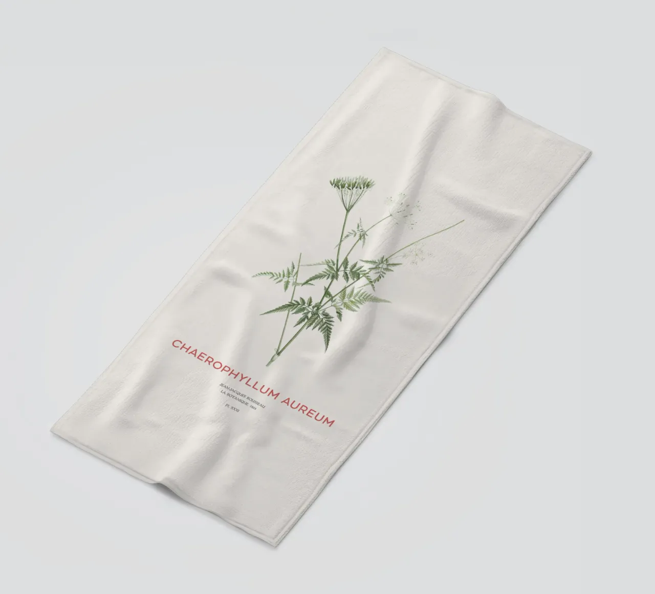 Cerfoglio dorato o Chaerophyllum aureum telo mare da Vintagrafica
