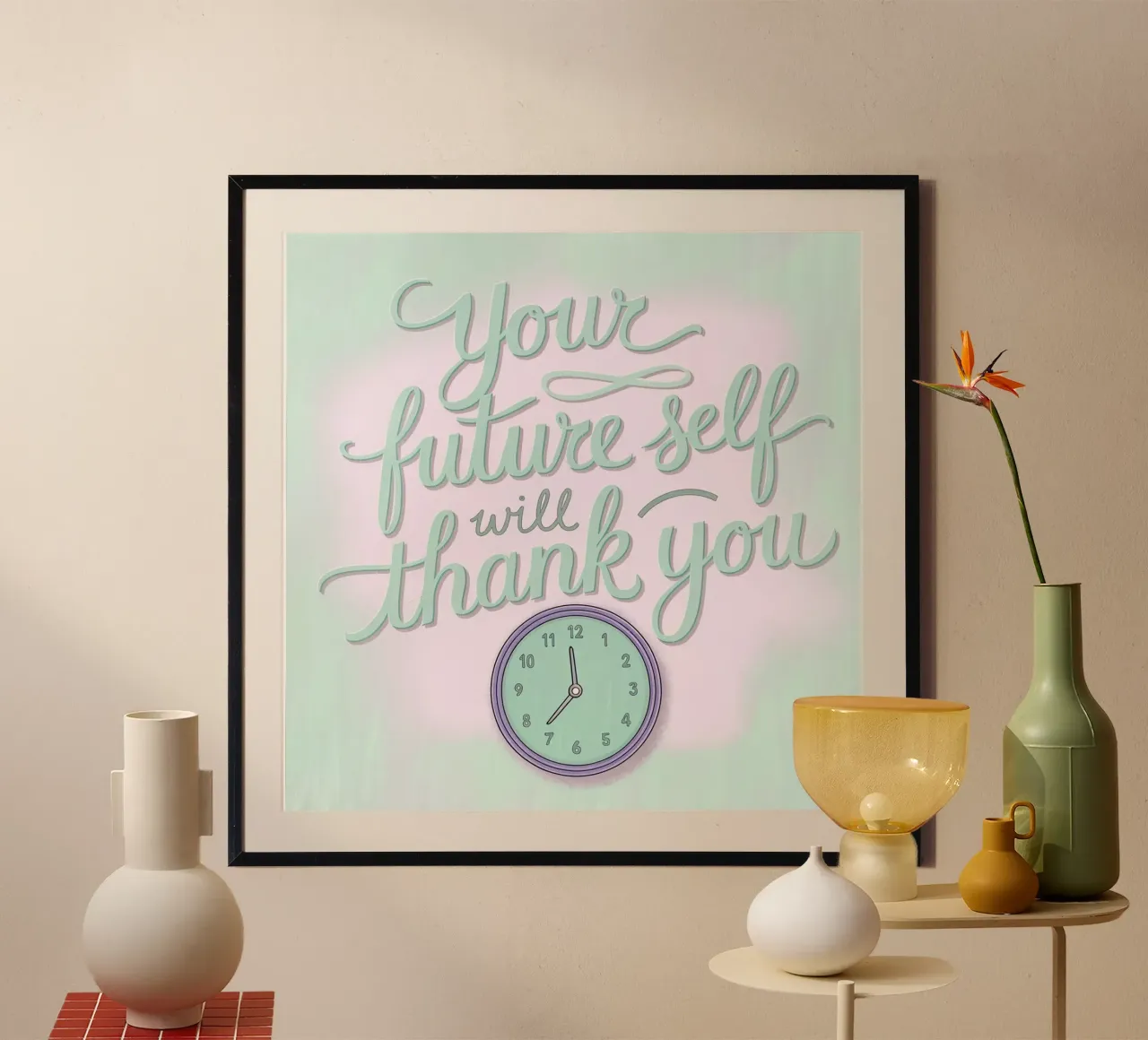 Ihr zukünftiges Selbst wird es Ihnen danken Poster von logic