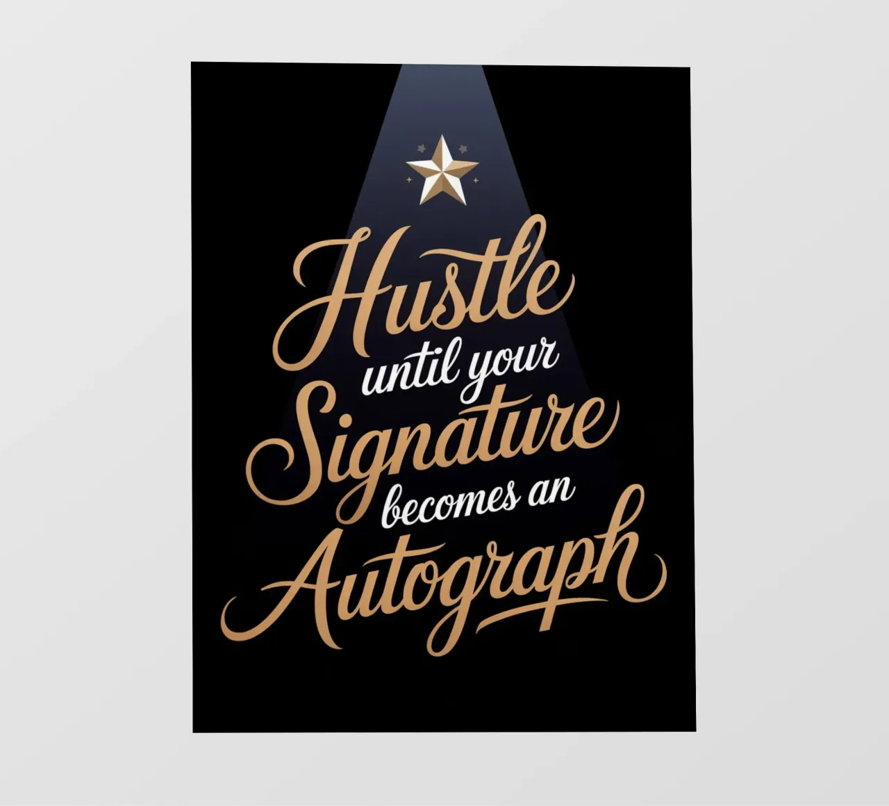 Datevi da fare finché la vostra firma non diventerà un autografo pellicola backlit da logic