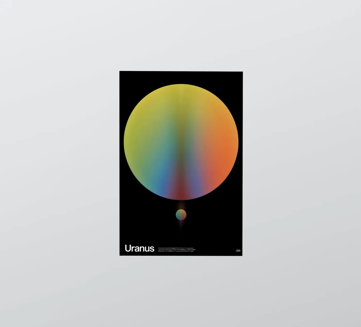 Uranus sticker van Attaboy Dsgn