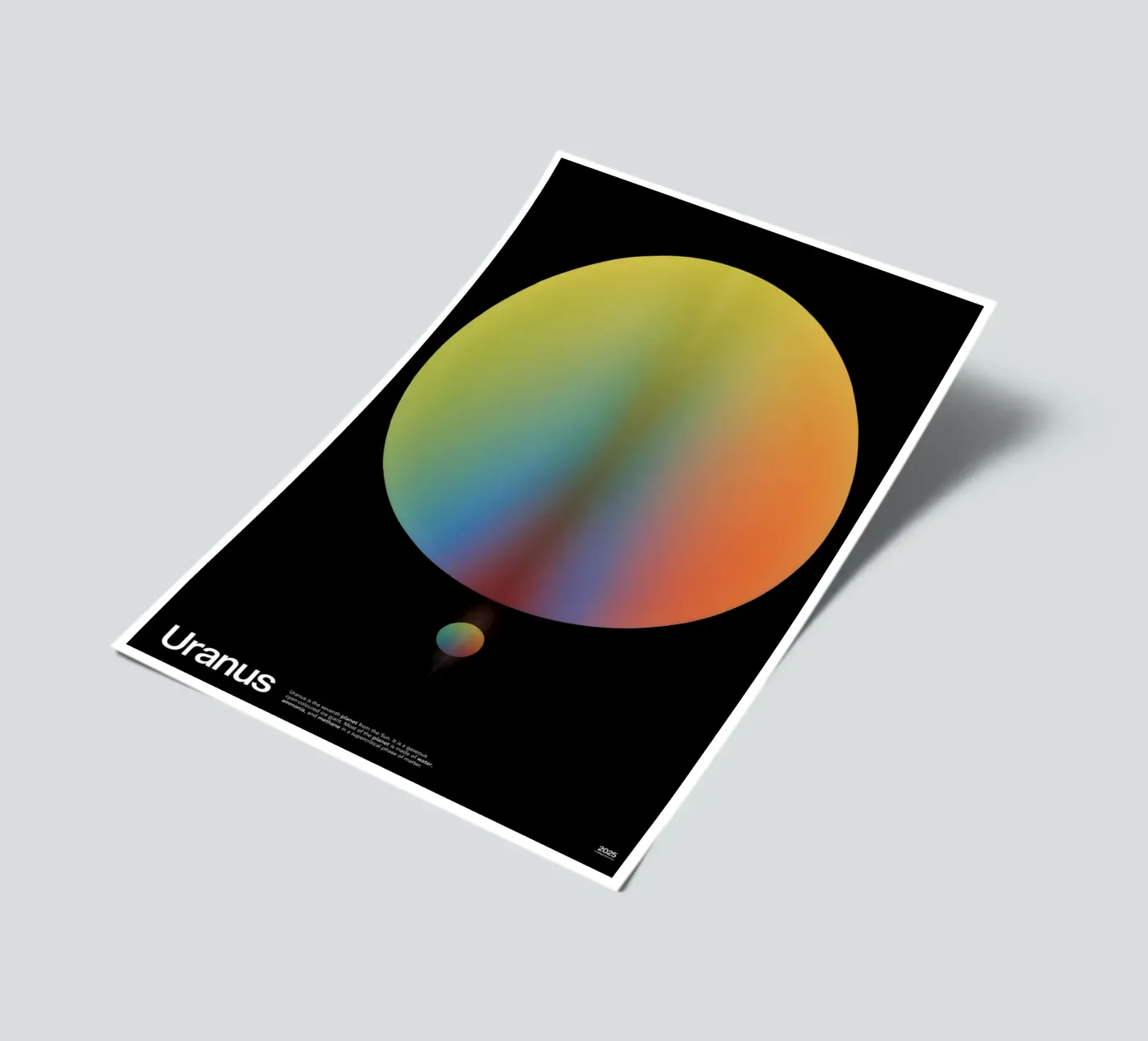 Uranus Stickerbogen von Attaboy Dsgn