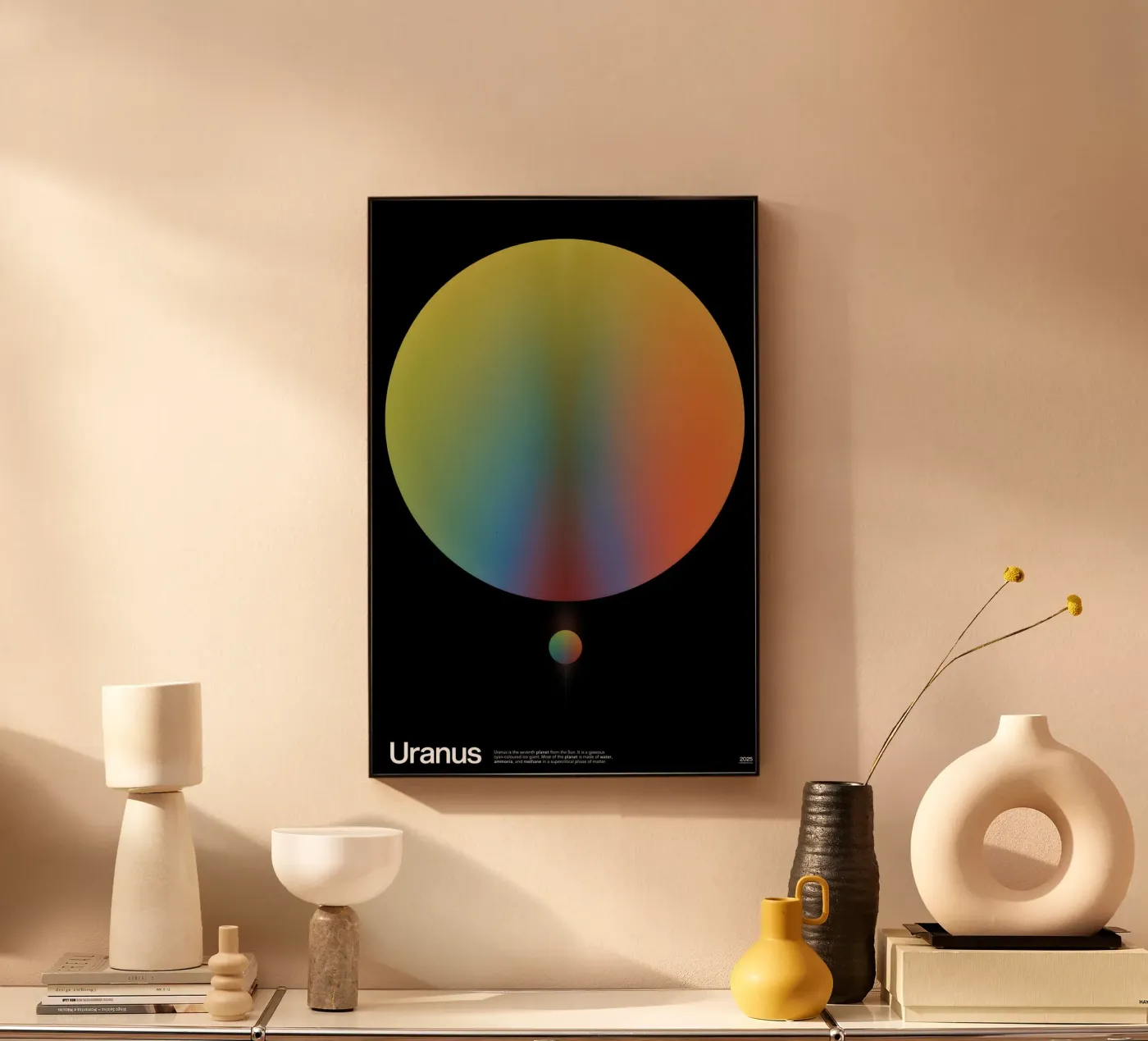 Uranus aluminium-dibond van Attaboy Dsgn
