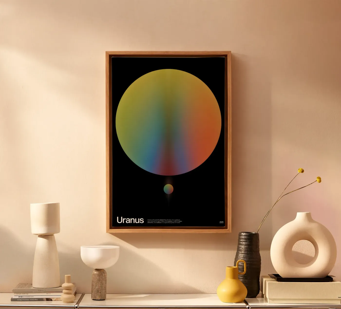 Uranus canvas van Attaboy Dsgn