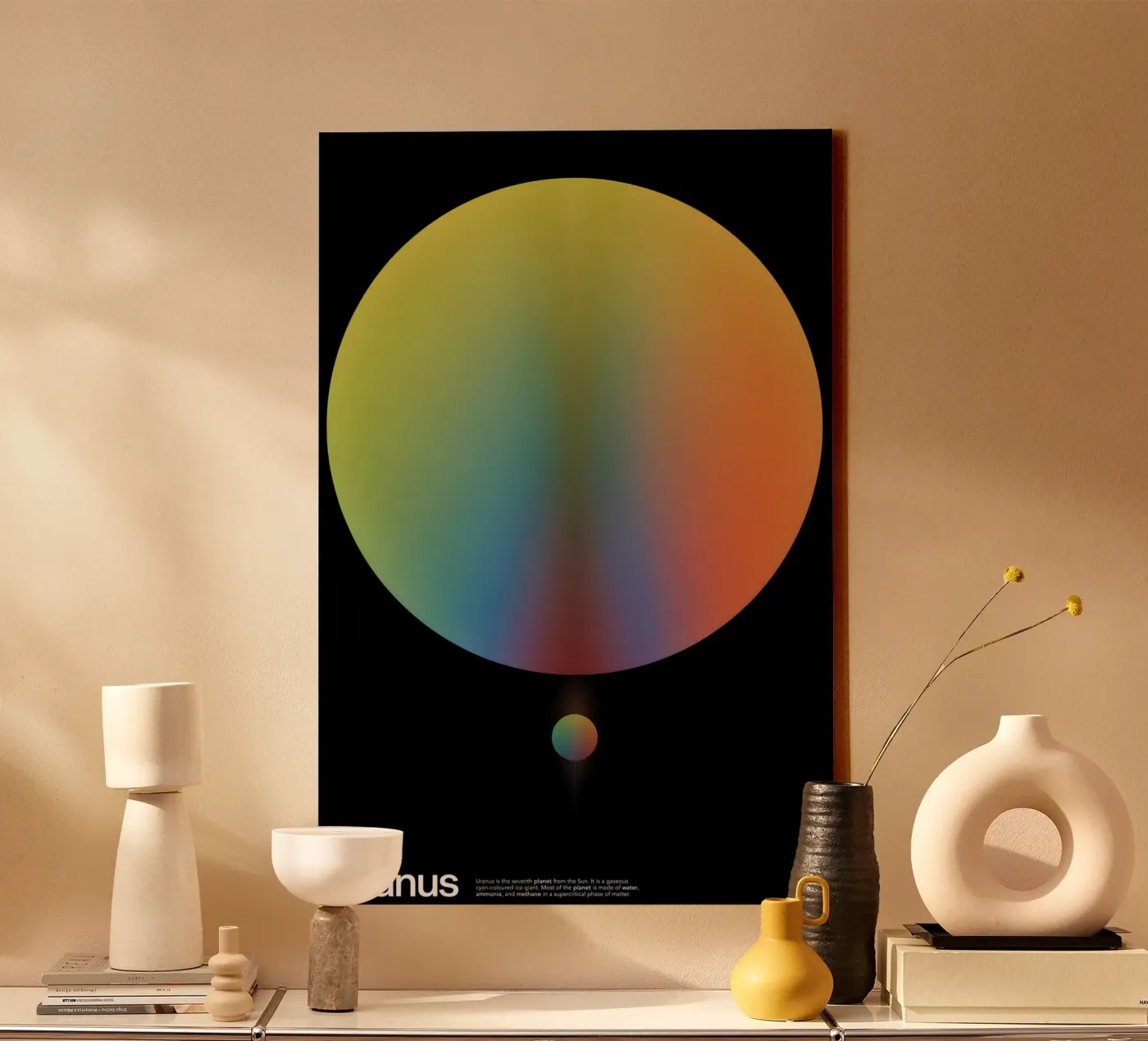 Uranus canvas van Attaboy Dsgn