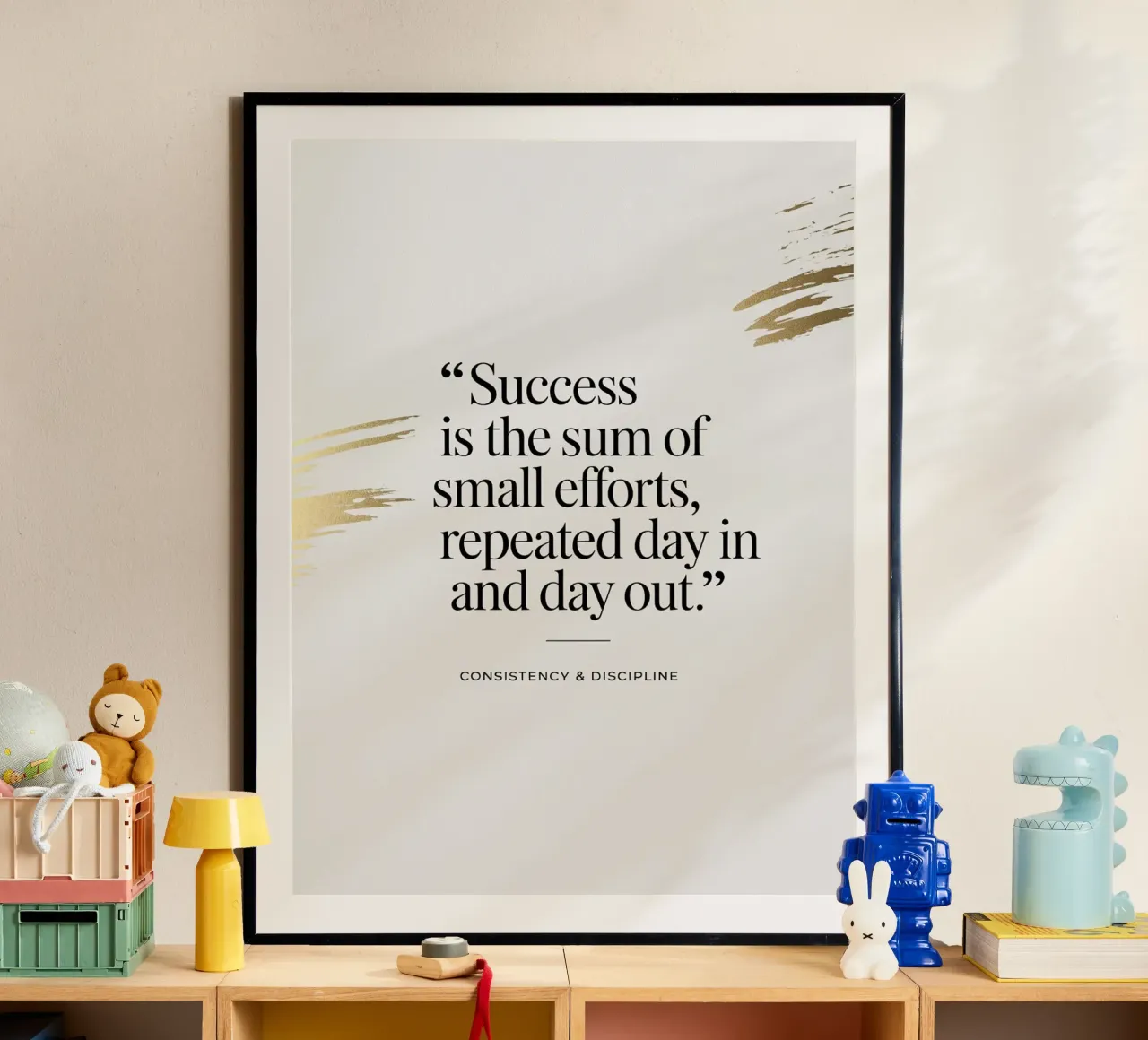 Success is the sum of small efforts, repeated day in and day hahnemühle by logic