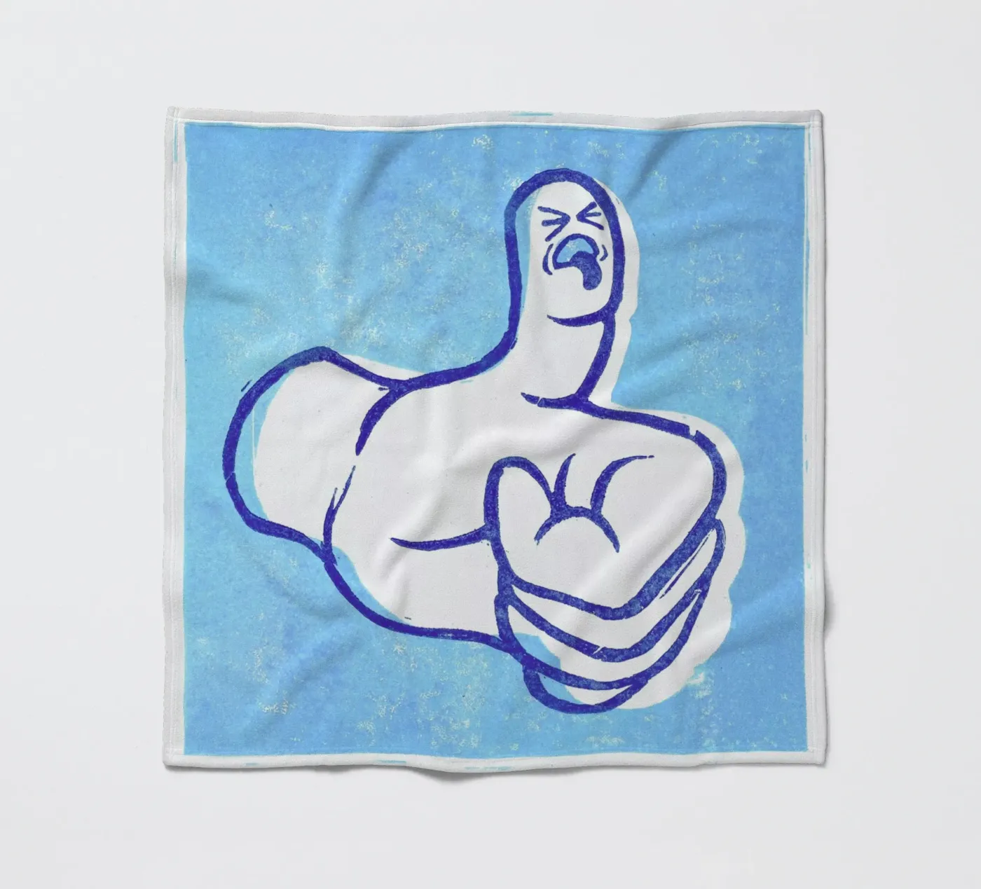 Thumbs Up! fleece blanket by Anna Fietta