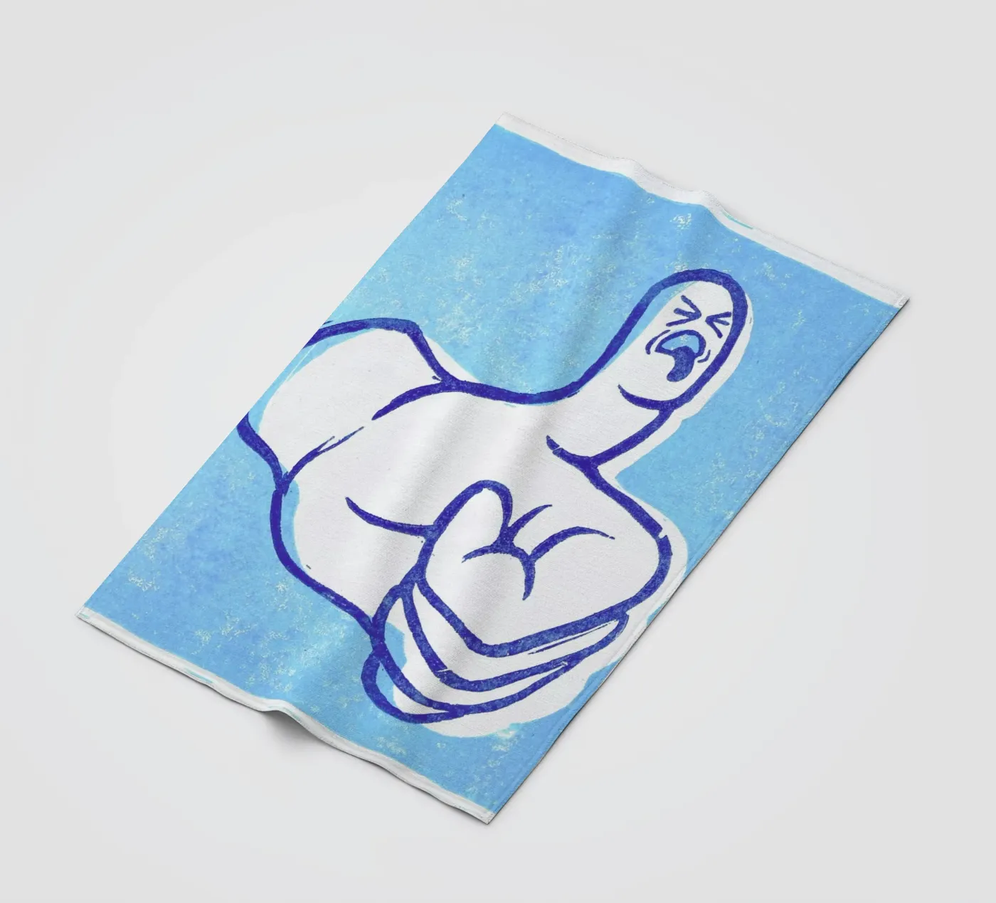Thumbs Up! fleece blanket by Anna Fietta