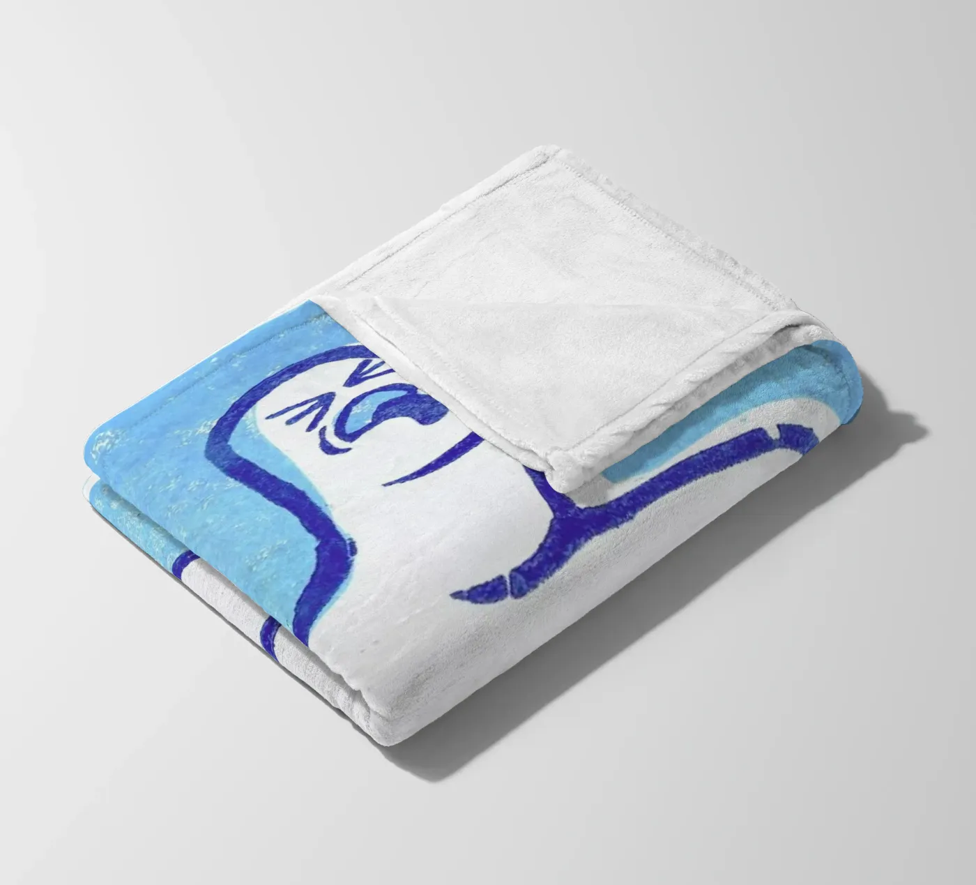 Thumbs Up! fleece blanket by Anna Fietta
