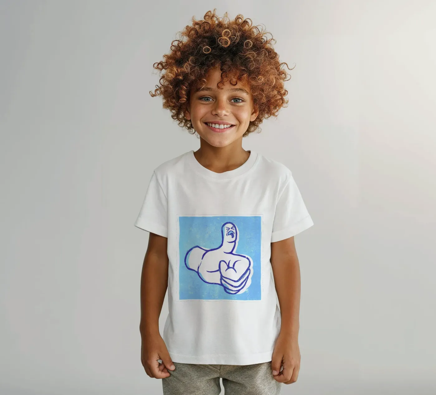 Thumbs Up! t-shirt bambini da Anna Fietta