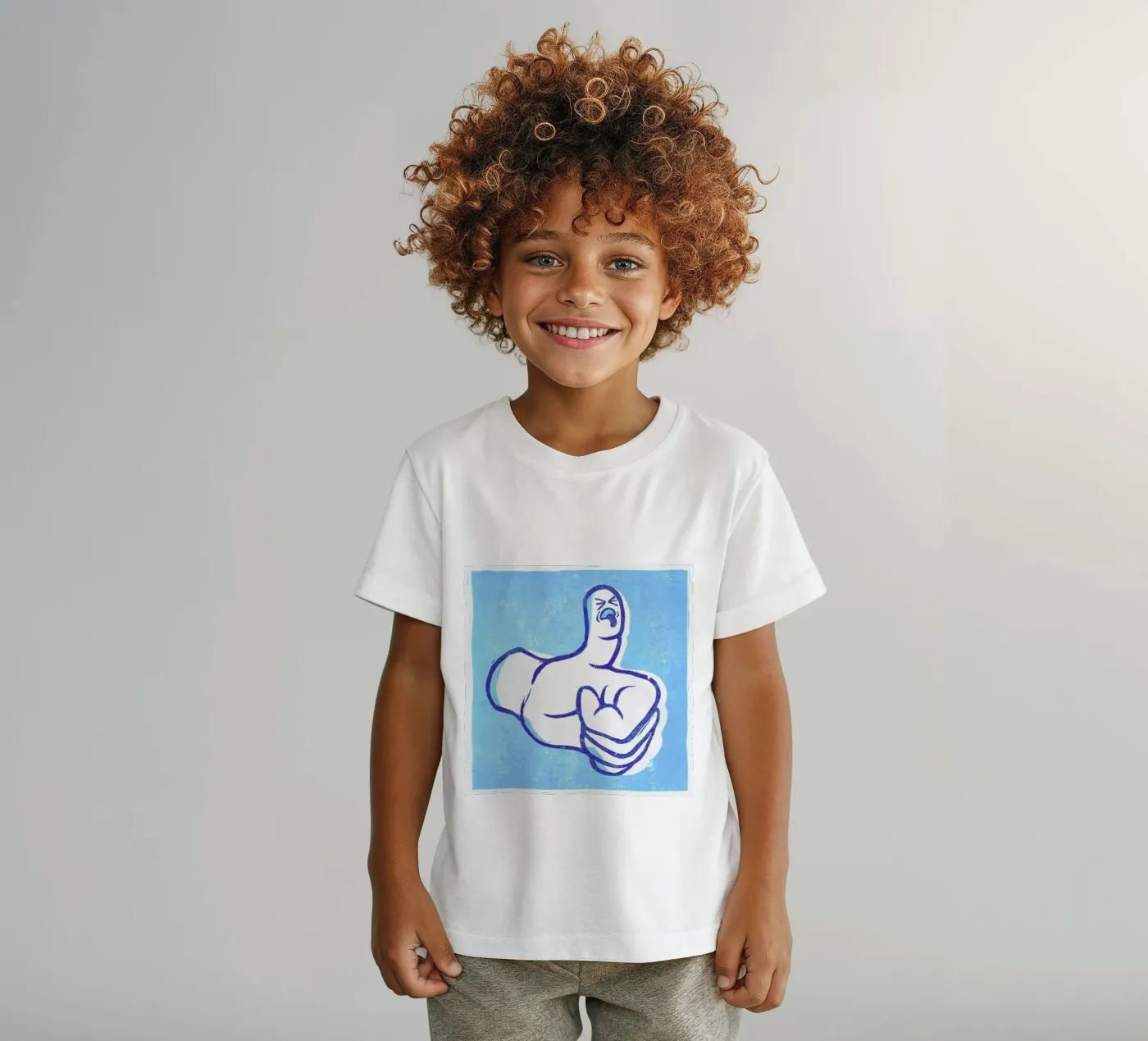Thumbs Up! t-shirt bambini da Anna Fietta
