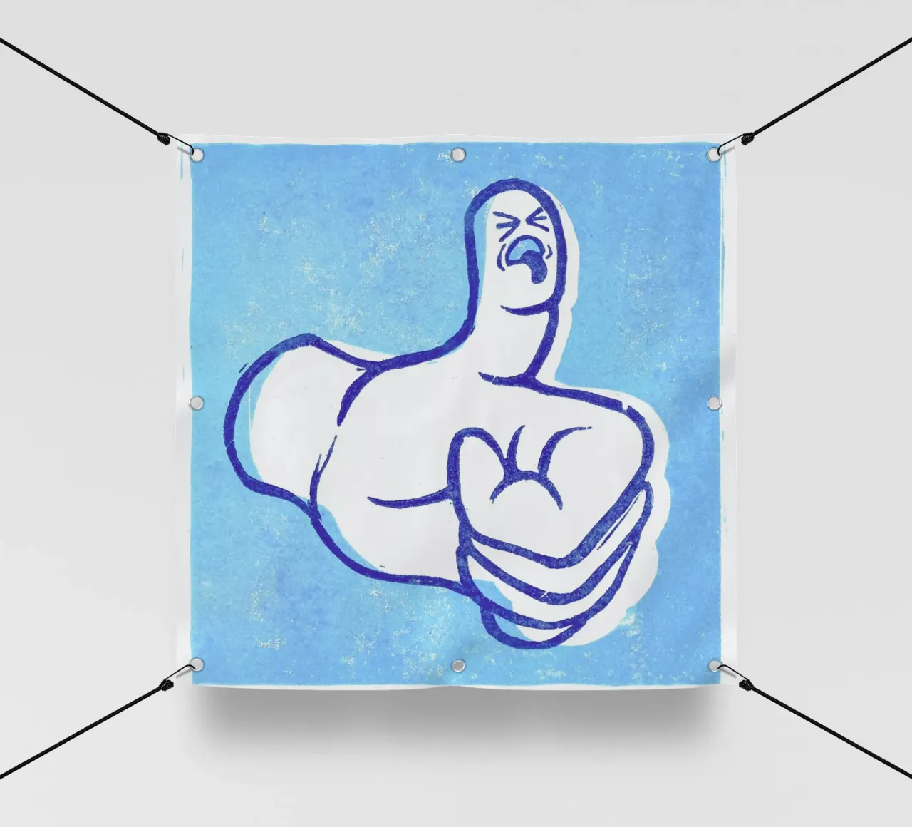 Thumbs Up! telo in pvc da Anna Fietta