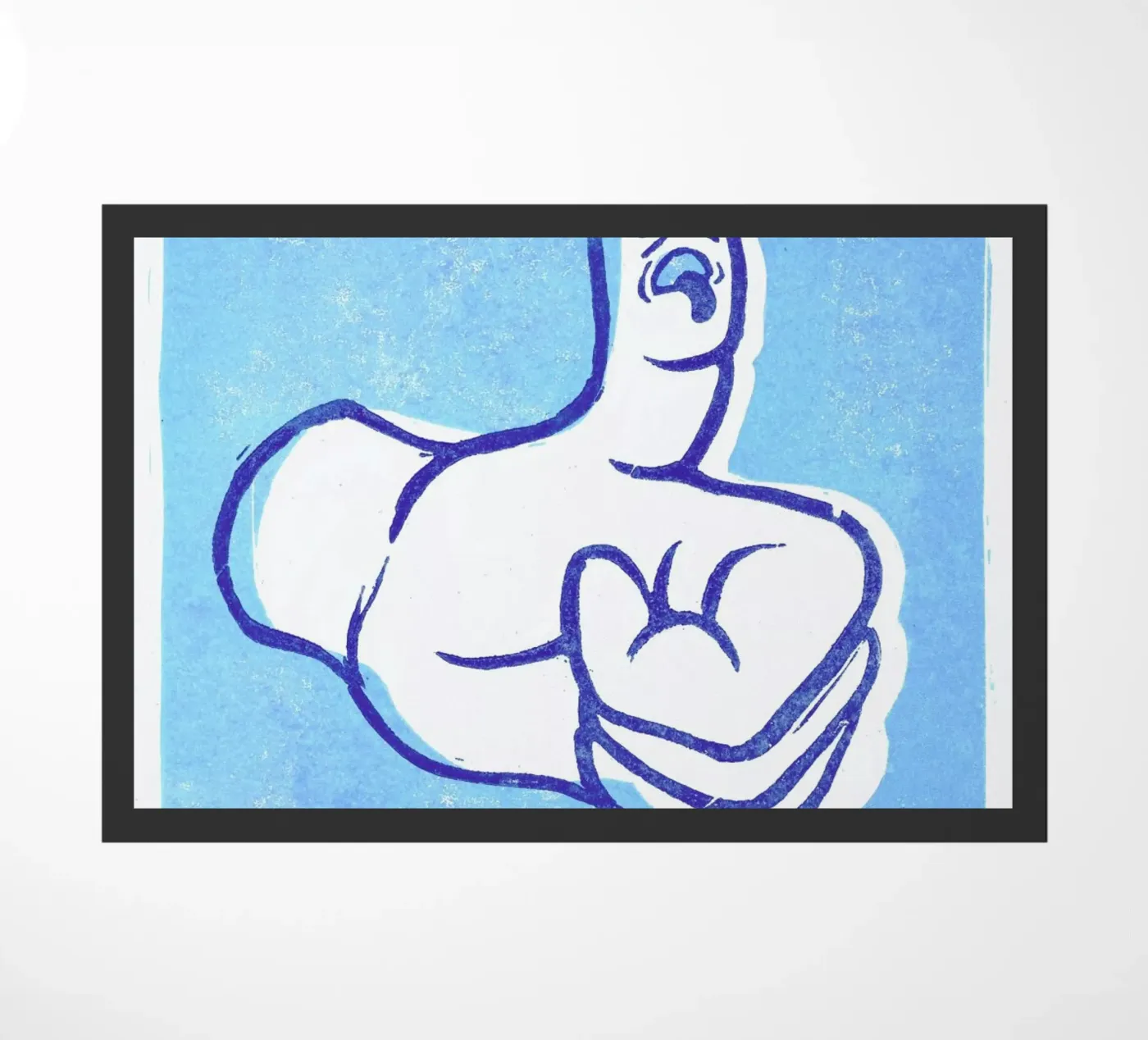 Thumbs Up! doormat by Anna Fietta
