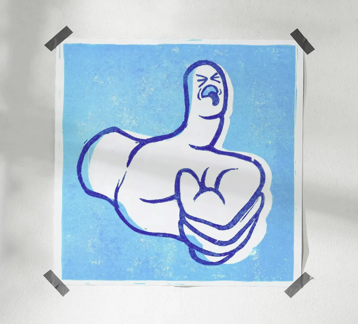 Thumbs Up! poster by Anna Fietta