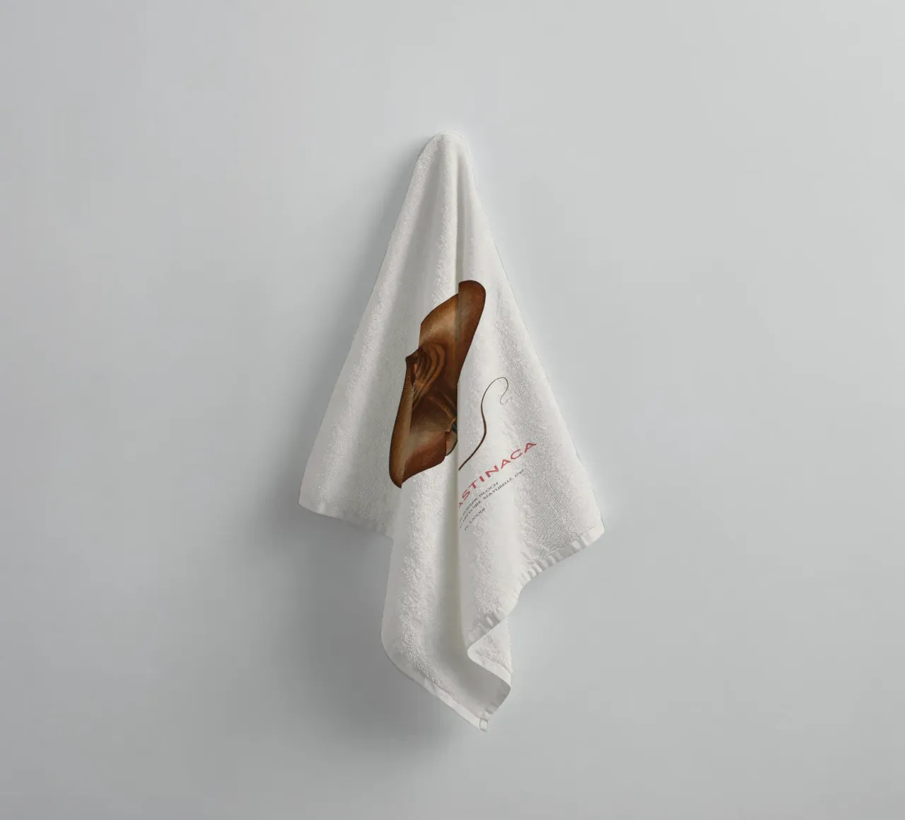 Mantarraya común o Raja pastinaca toalla de baño de Vintagrafica
