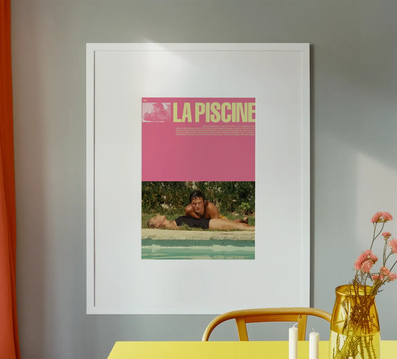 La Piscine Movie poster da Attaboy Dsgn