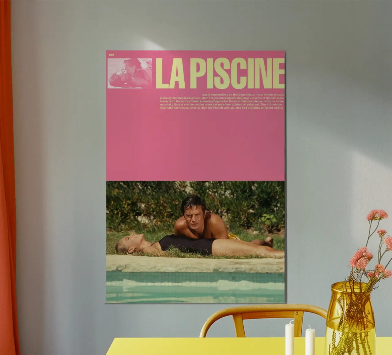 La Piscine Movie poster da Attaboy Dsgn