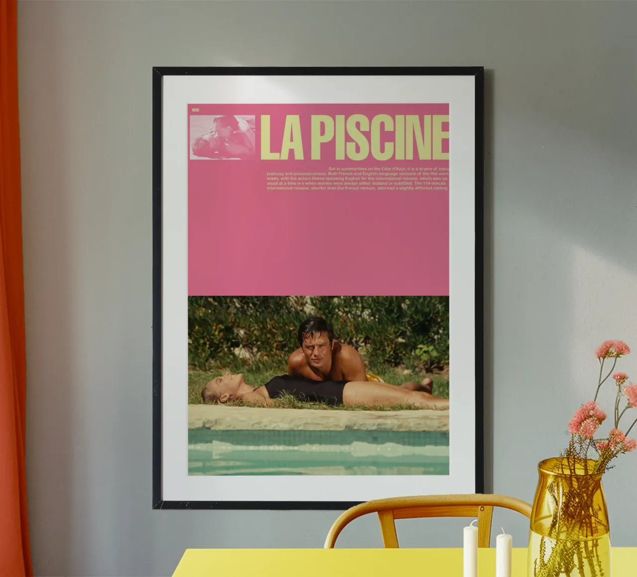 La Piscine Movie poster da Attaboy Dsgn