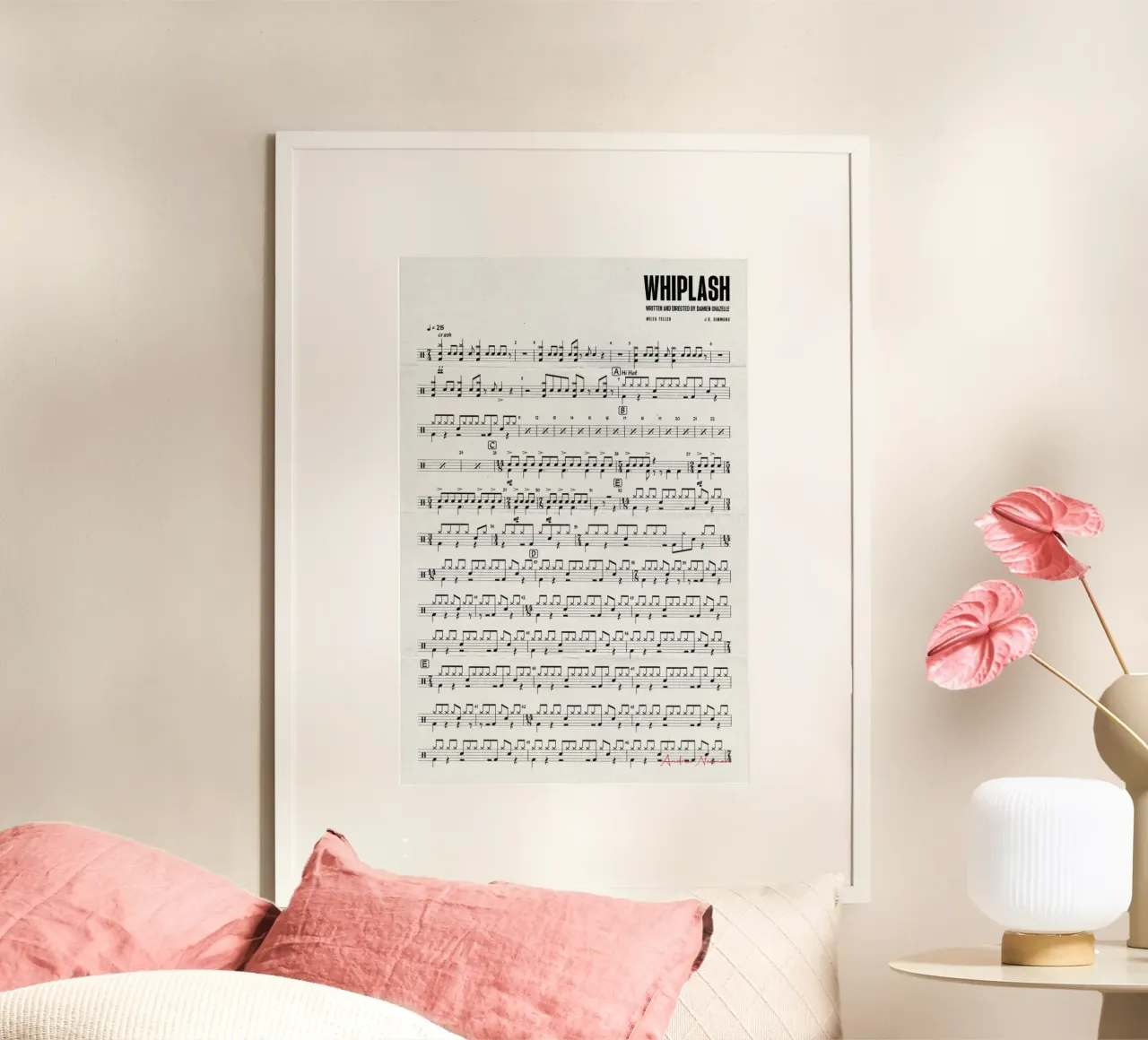 Whiplash Movie poster da Attaboy Dsgn