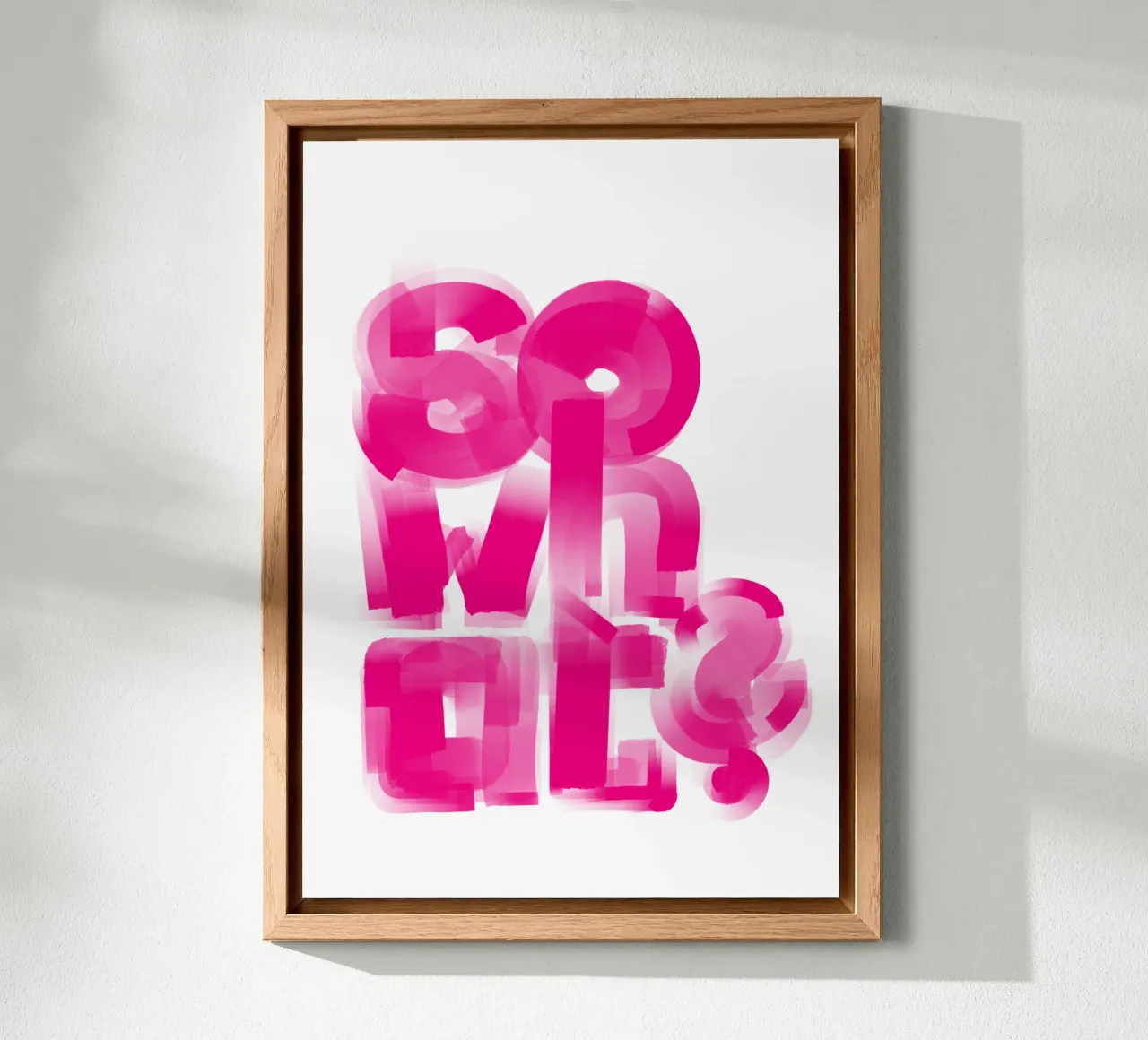 So what? alluminio dibond da LIMITED EDITION LETTERS