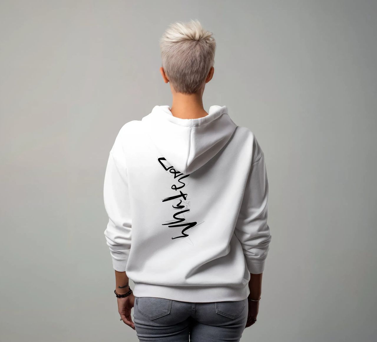 Whatever! felpa con cappuccio da LIMITED EDITION LETTERS
