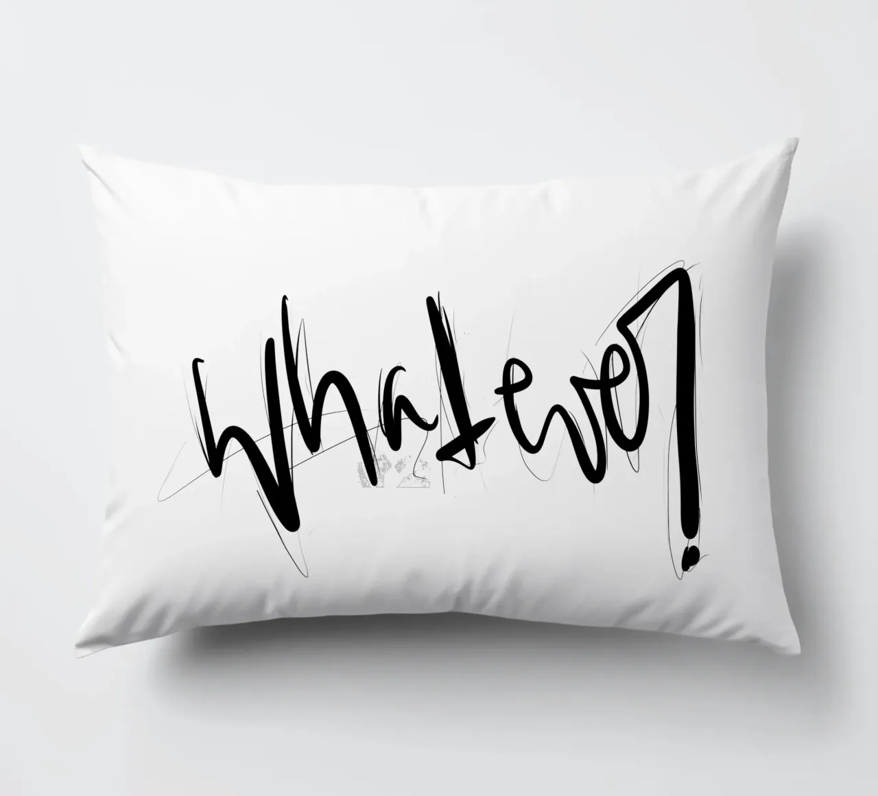 Whatever! cuscino da LIMITED EDITION LETTERS